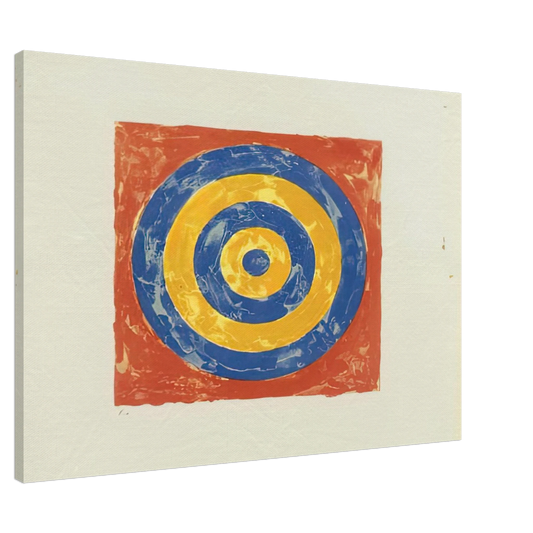 Jasper Johns - TARGET UNIVERSAL LIMITED ART EDITIONS 35 Canvas - 20x30 cm / 8x12 inches-canvas