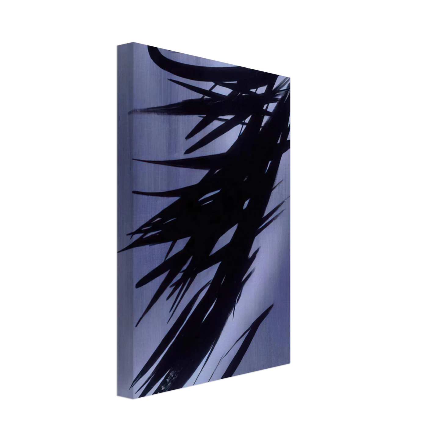 Hans Hartung - Untitled T1958-3 - 1958 Canvas - 40x60 cm / 16x24 inches-canvas