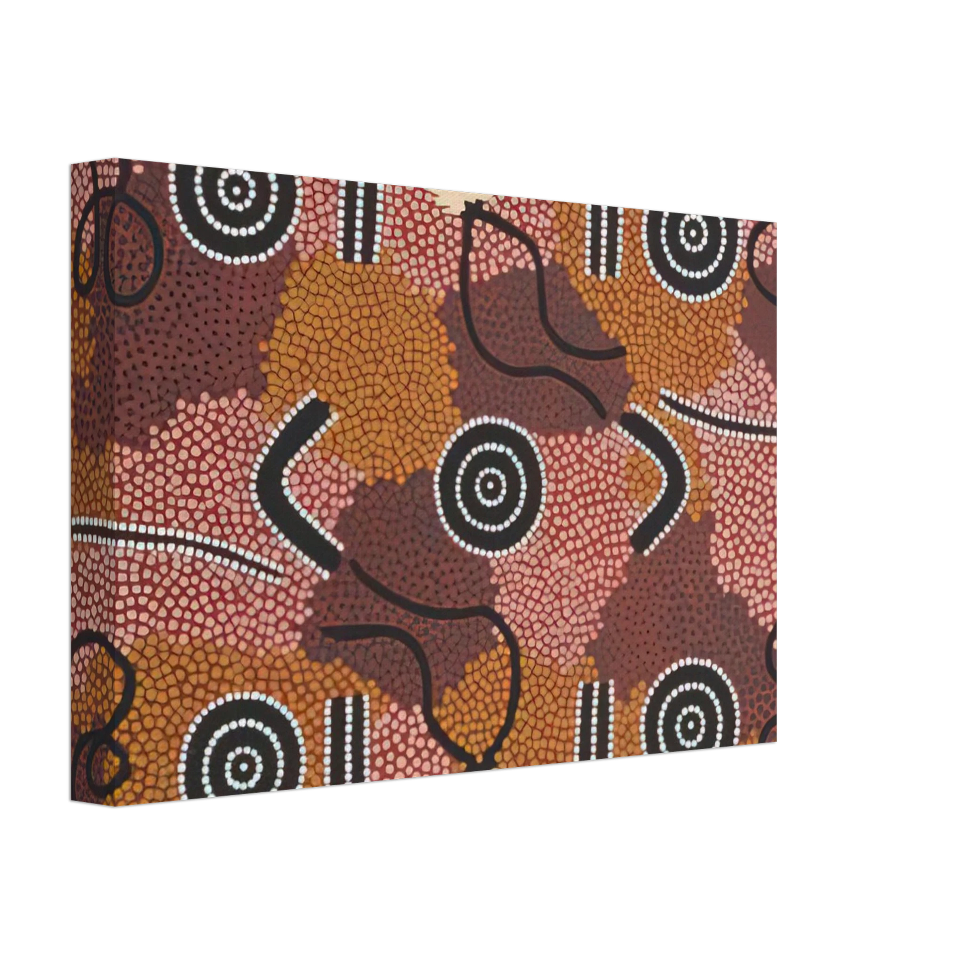Clifford Possum Tjapaltjarri - Bodypaint Designs - 1985 Canvas - 70x100 cm / 28x40 inches-canvas
