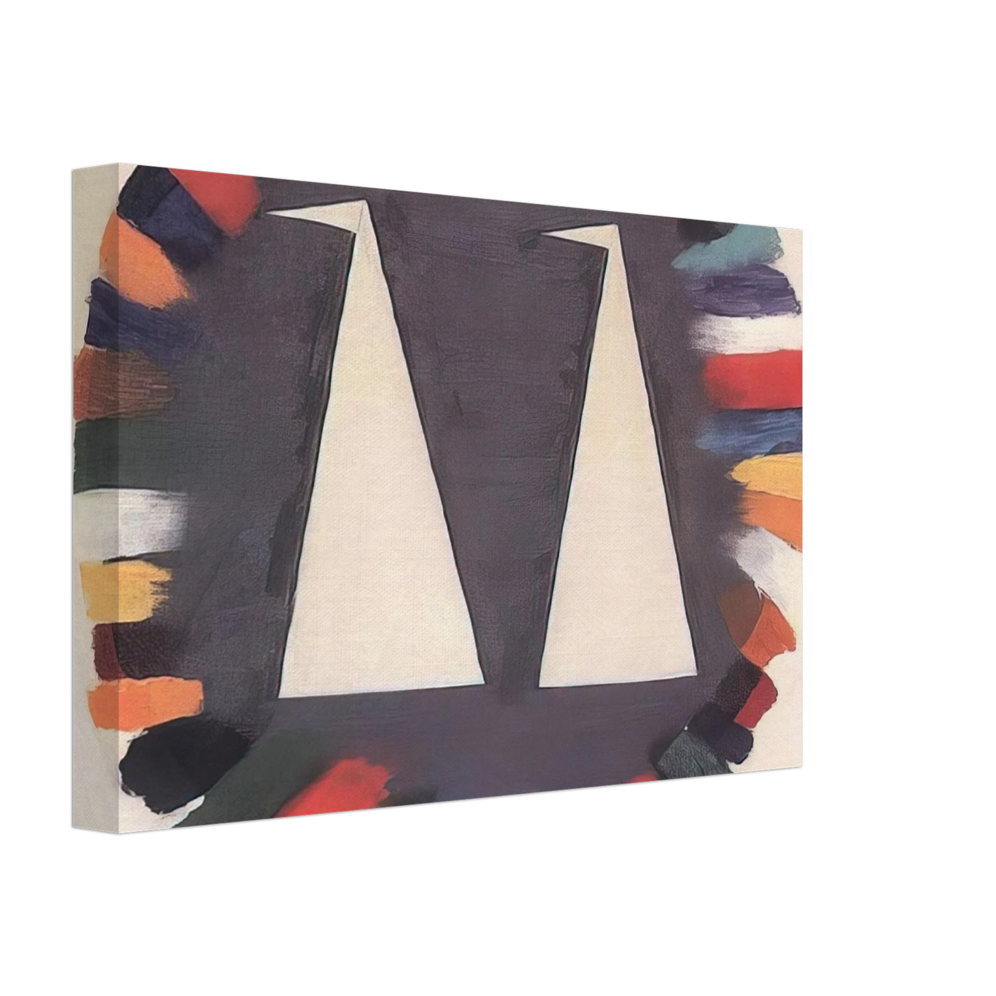 Forrest Bess - Untitled - 1970 Canvas - 70x100 cm / 28x40 inches-canvas