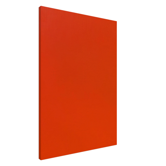 Marcia Hafif - Vermilion Canvas - 20x30 cm / 8x12 inches-canvas