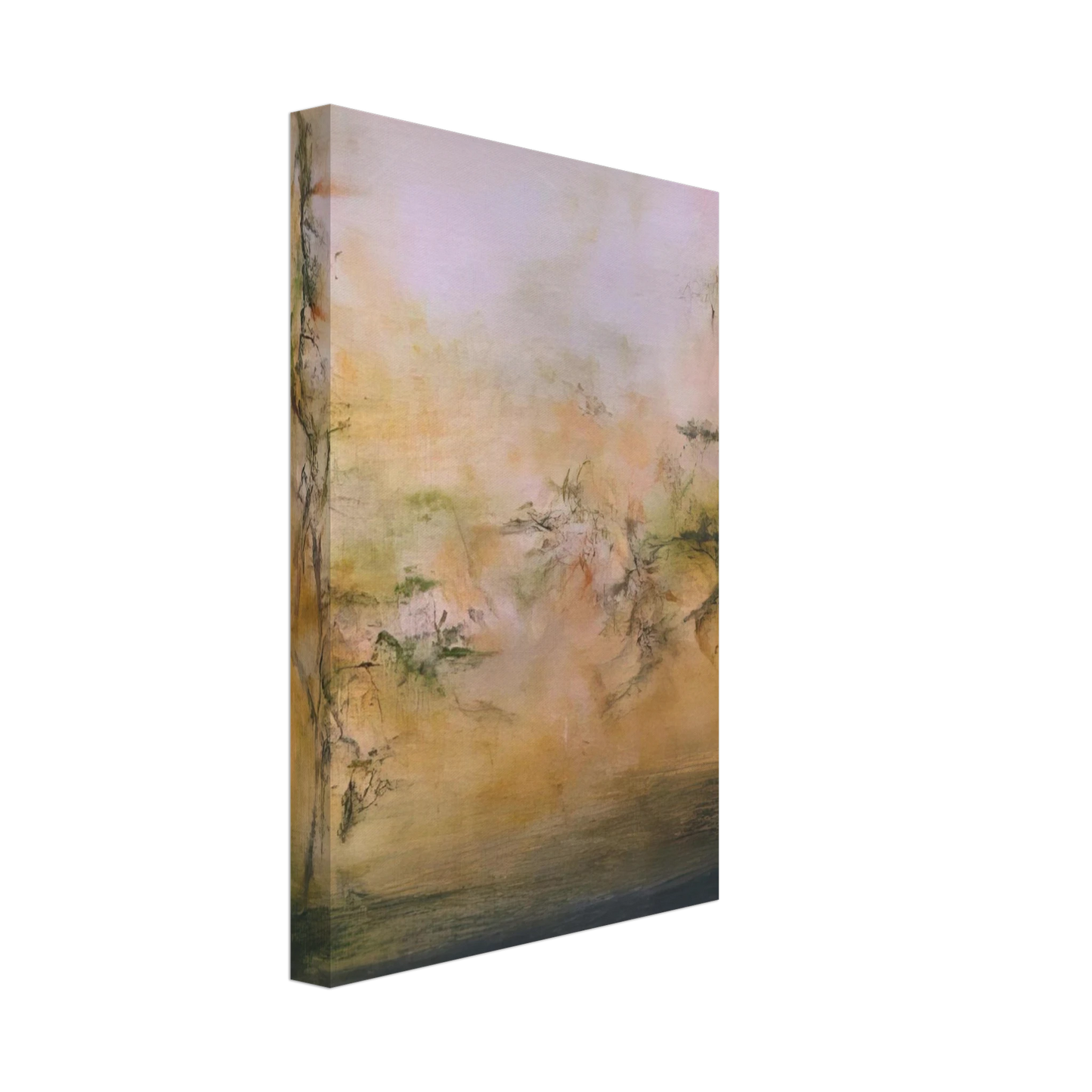 Zao Wou-Ki - 25 5 2001 2001 Canvas - 70x100 cm / 28x40 inches-canvas