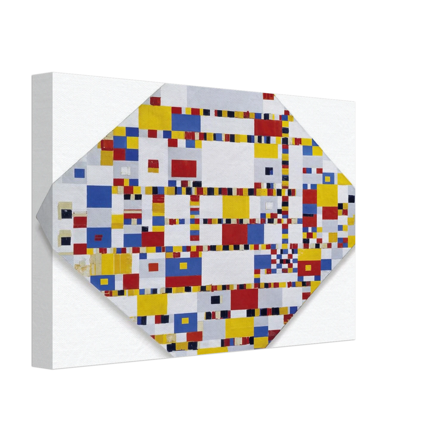 Piet Mondrian - Victory Boogie Woogie Canvas - 70x100 cm / 28x40 inches-canvas