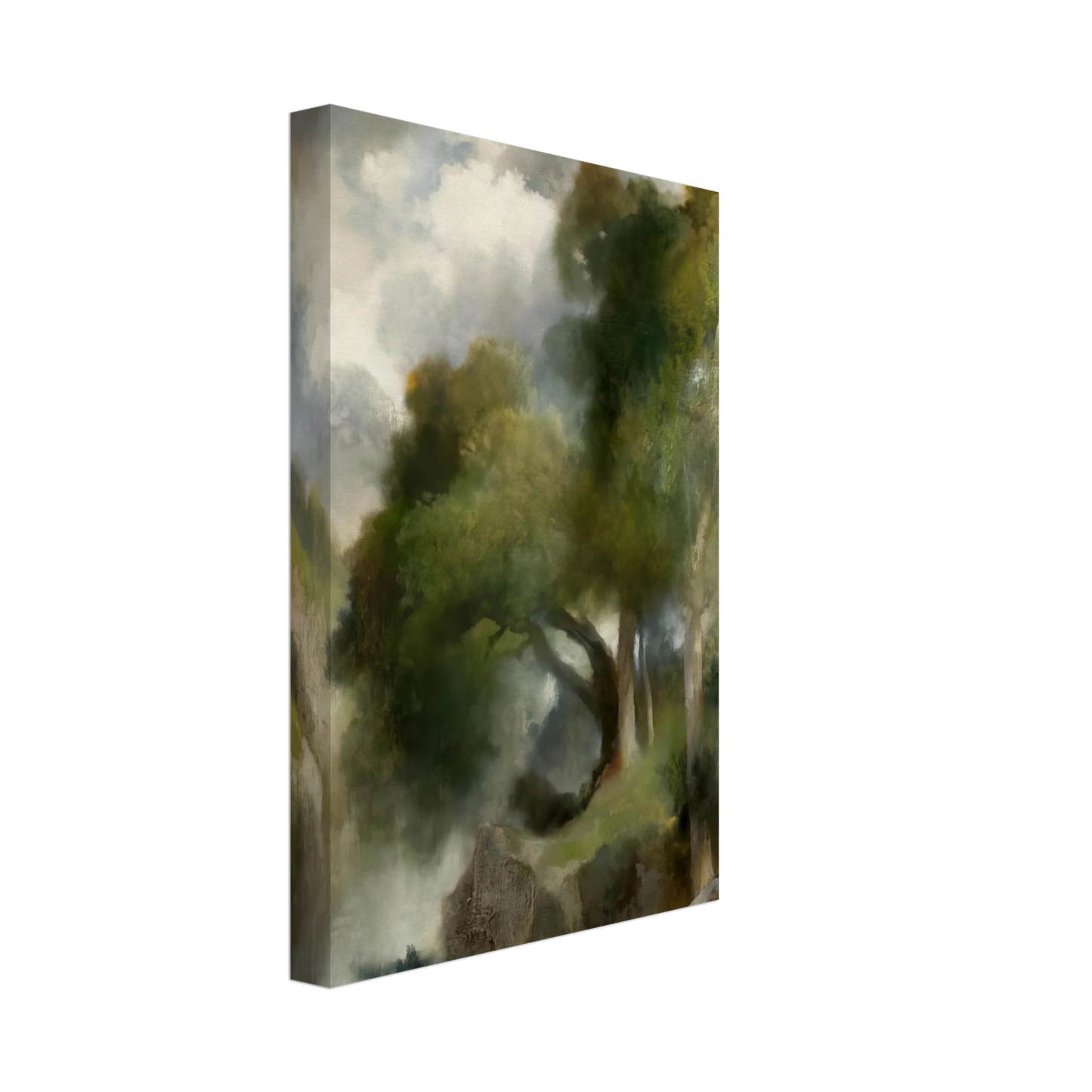 Thomas Moran - California Landscape Canvas - 70x100 cm / 28x40 inches-canvas