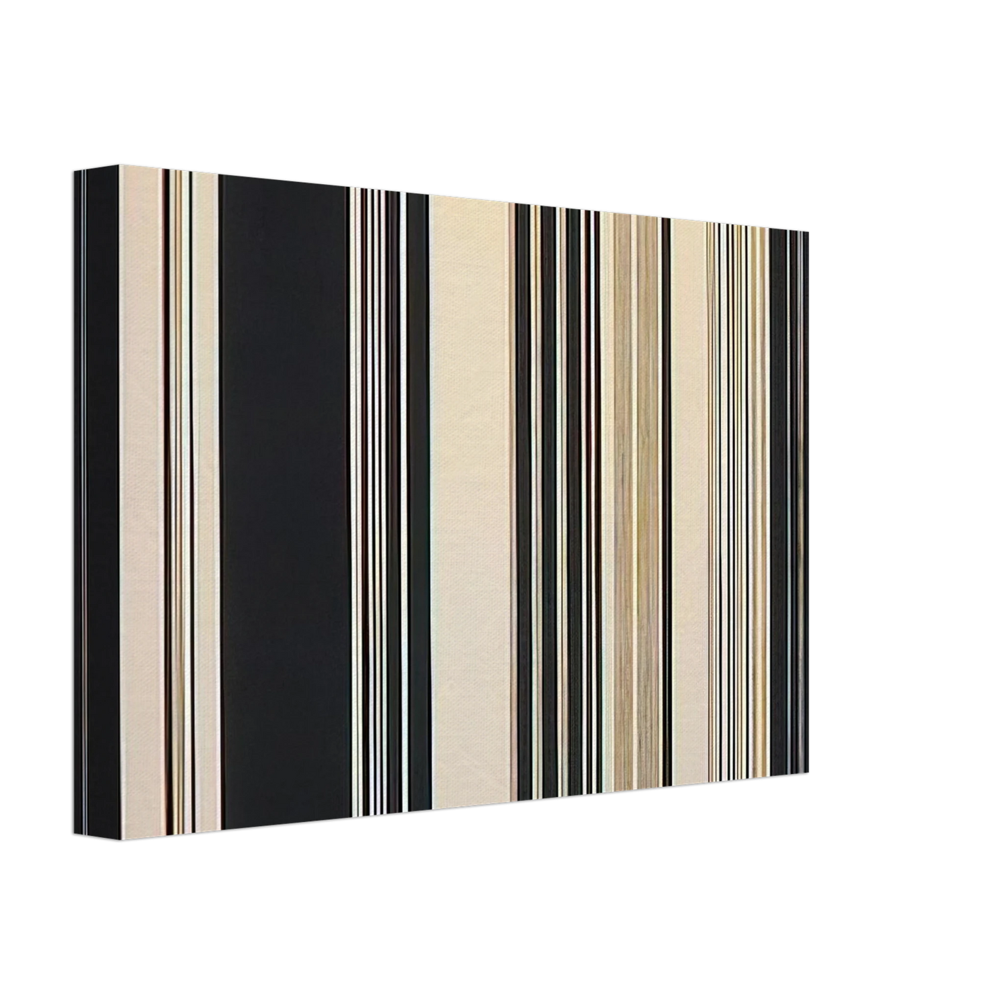 Gene Davis - Black Panther - 1970 Canvas - 40x60 cm / 16x24 inches-canvas