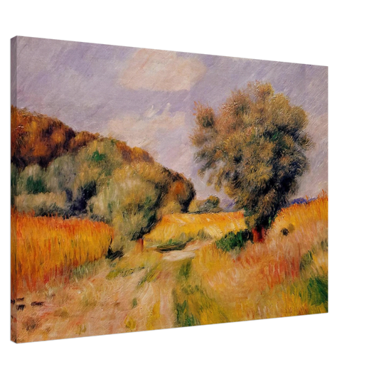 Pierre-Auguste Renoir - Fields of Wheat Canvas - 20x30 cm / 8x12 inches-canvas