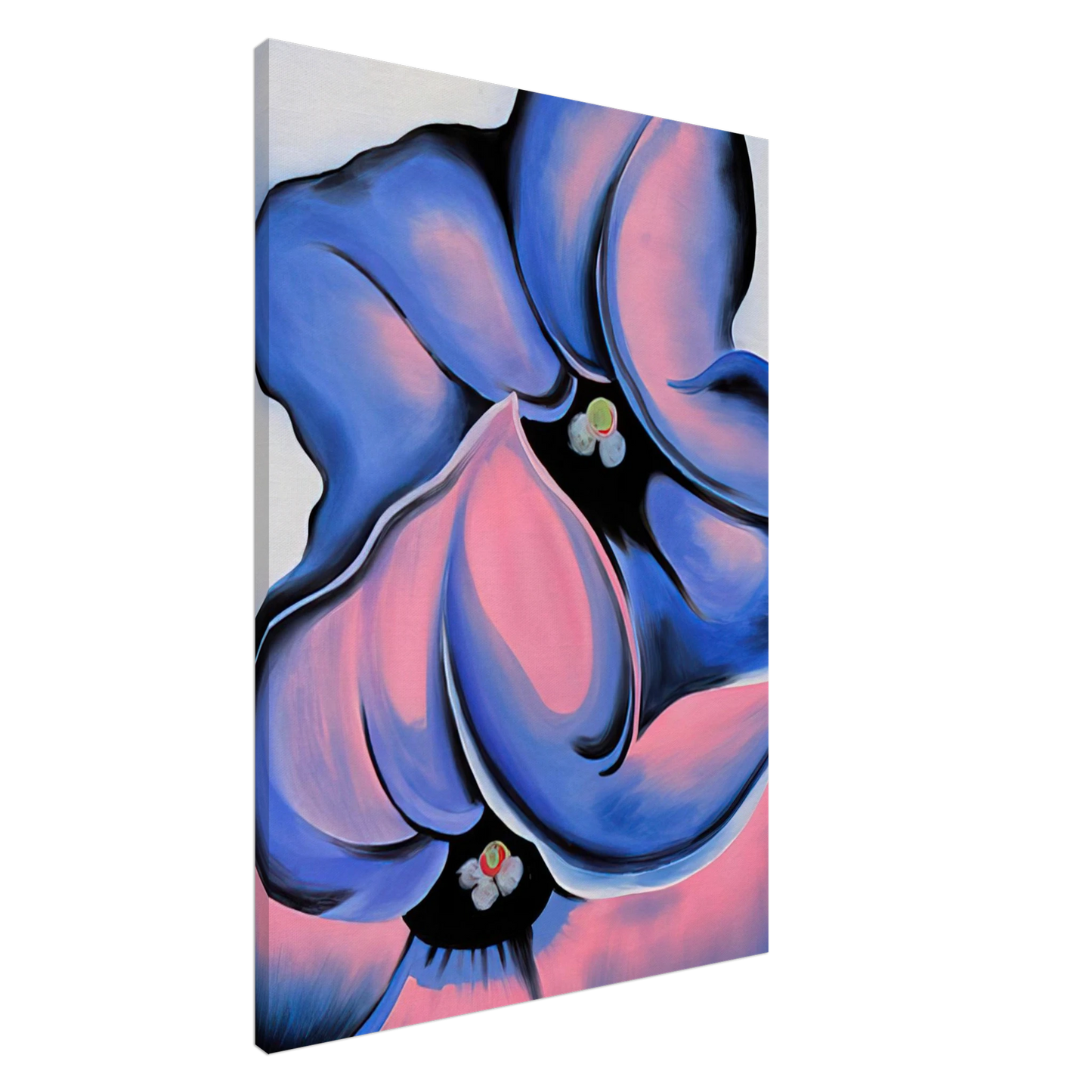Georgia O'Keeffe - Purple Petunia Canvas - 20x30 cm / 8x12 inches-canvas