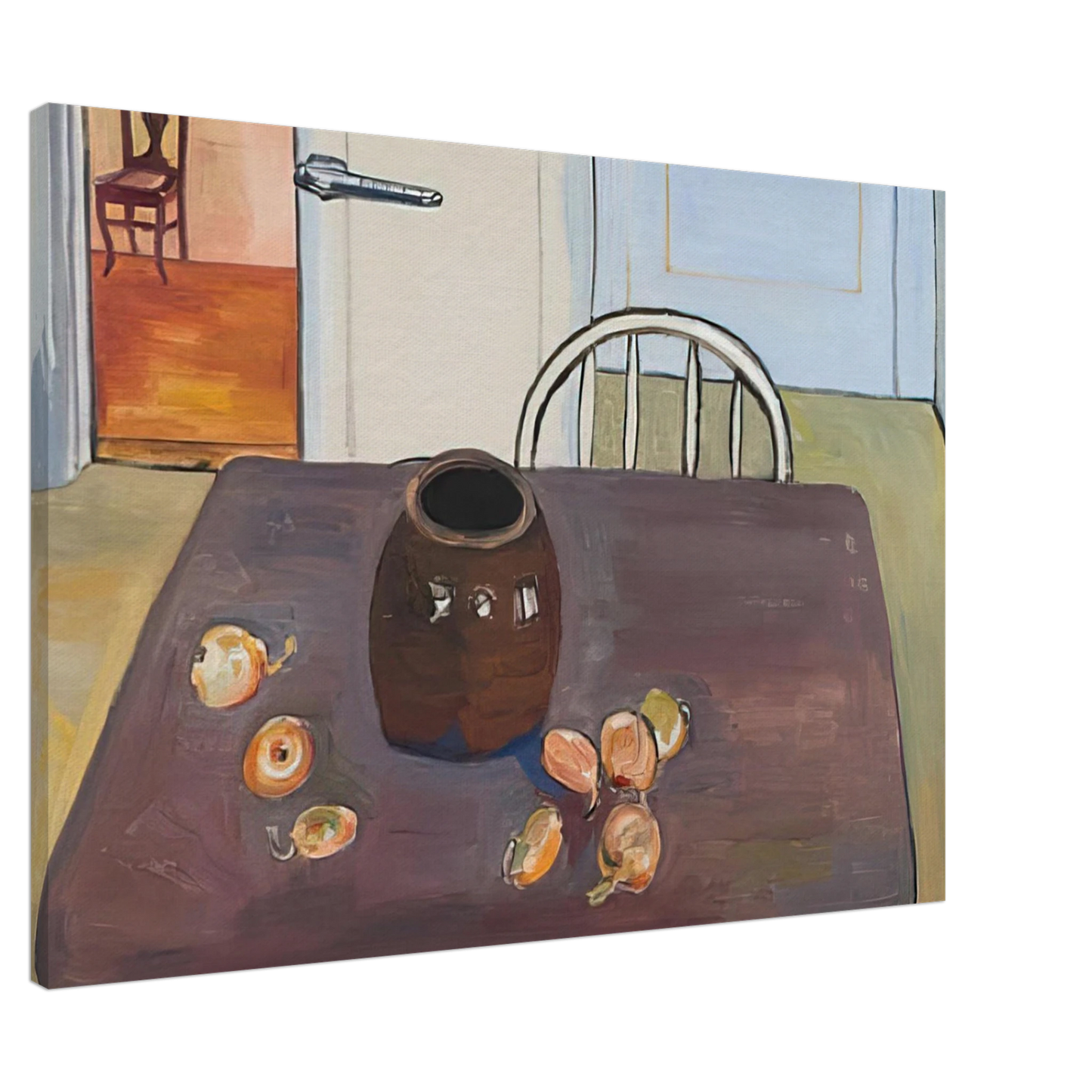 Alice Neel - Still Life Spring Lake Canvas - 20x30 cm / 8x12 inches-canvas