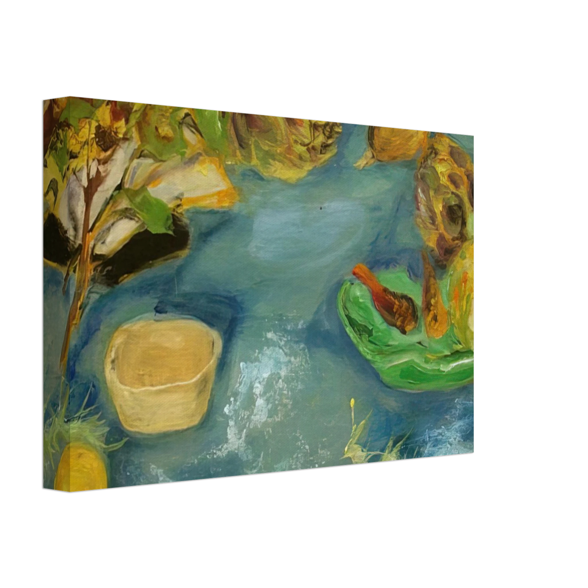 Le Pho - Still life with artichokes - 1956 Canvas - 70x100 cm / 28x40 inches-canvas