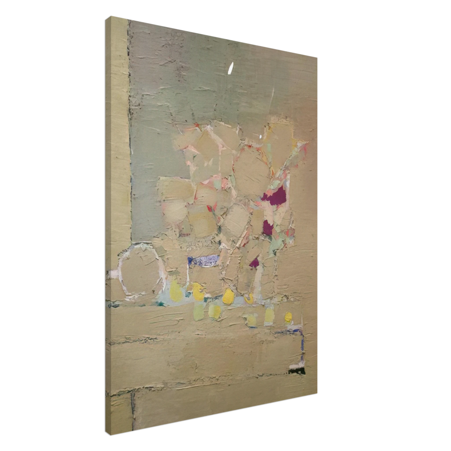 Nicolas de Stael - Flowers - 1953 Canvas - 20x30 cm / 8x12 inches-canvas