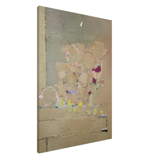 Nicolas de Stael - Flowers - 1953 Canvas - 20x30 cm / 8x12 inches-canvas