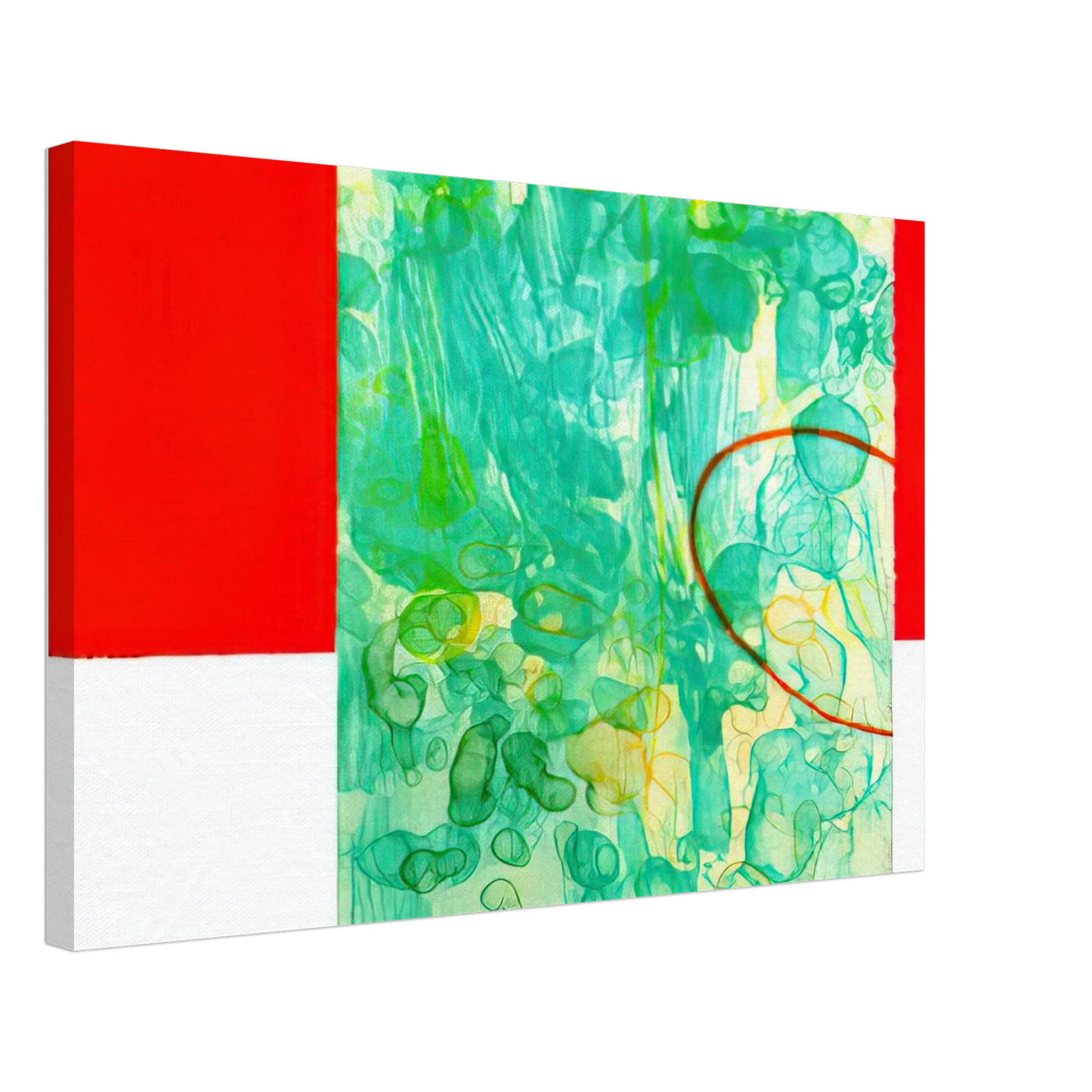 Sam Gilliam - Bluest Canvas - 40x60 cm / 16x24 inches-canvas