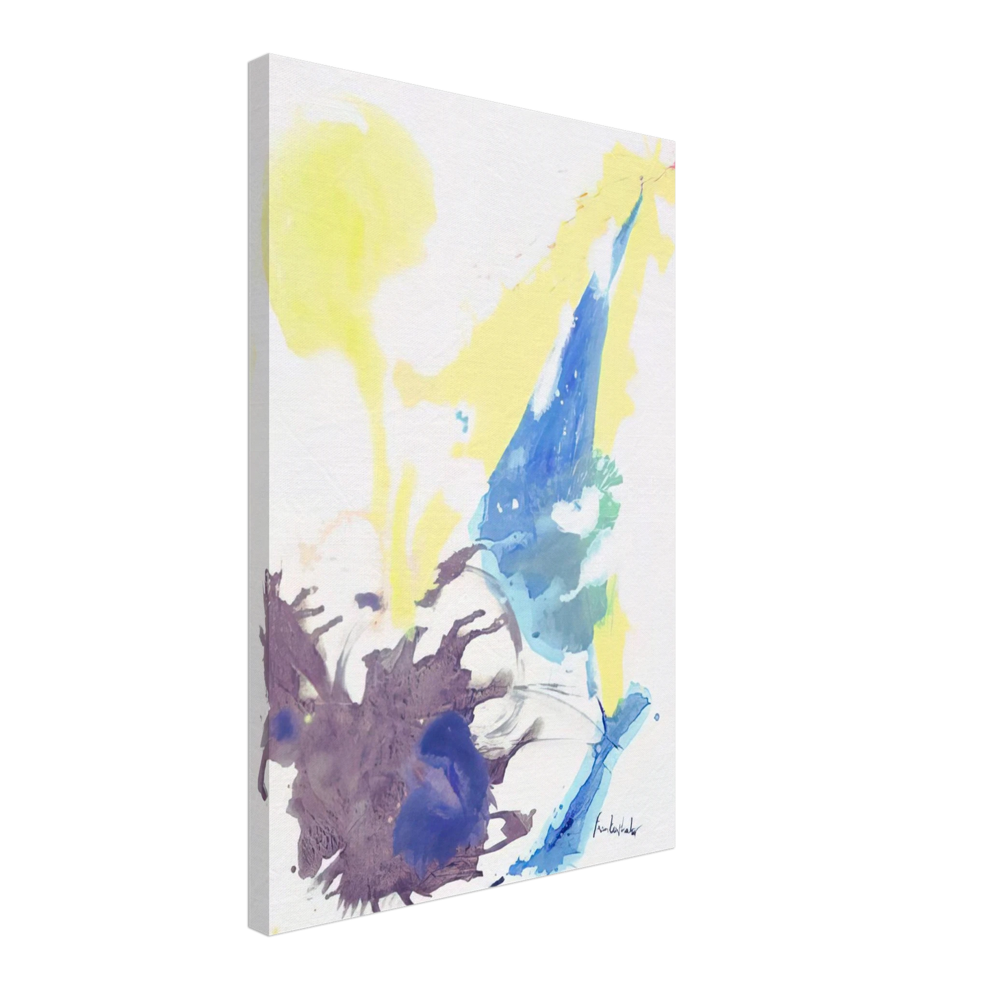 Helen Frankenthaler - Moving Day - 1961 Canvas - 40x60 cm / 16x24 inches-canvas