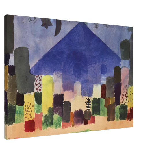 Paul Klee - MOUNT NIESEN 1915 Canvas - 20x30 cm / 8x12 inches-canvas