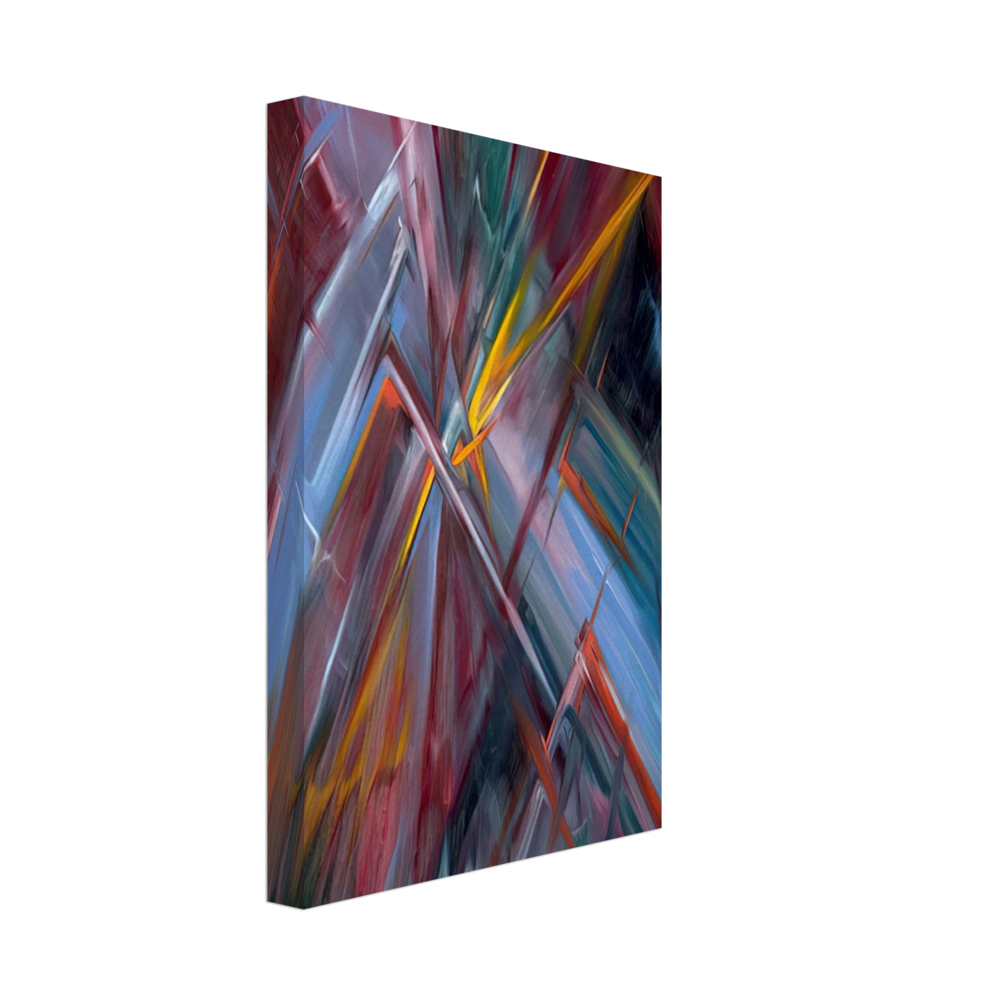 Konrad Zuse - Colorful Flashes Canvas - 40x60 cm / 16x24 inches-canvas