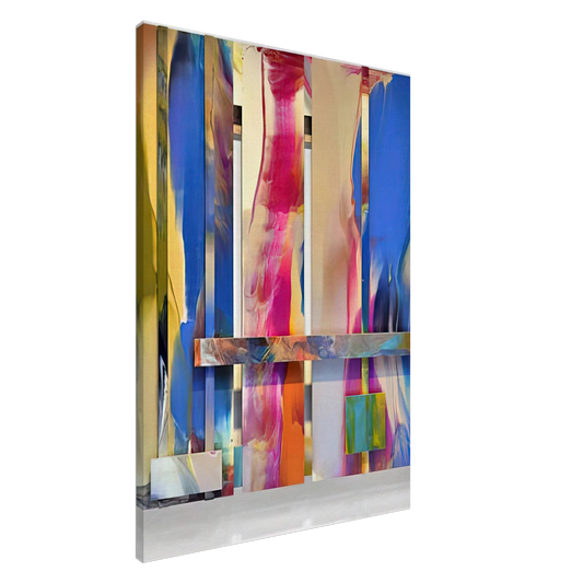 Sam Gilliam - Wide Canvas - 20x30 cm / 8x12 inches-canvas