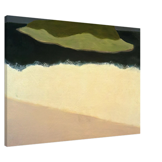 Milton Avery - Offshore Island - 1958 Canvas - 20x30 cm / 8x12 inches-canvas