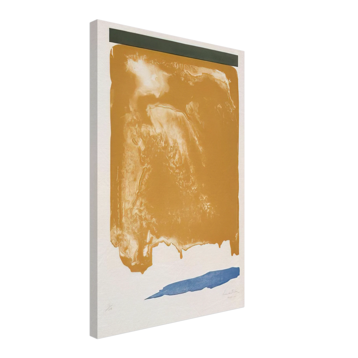 Helen Frankenthaler - Persian Garden - 1966 Canvas - 40x60 cm / 16x24 inches-canvas