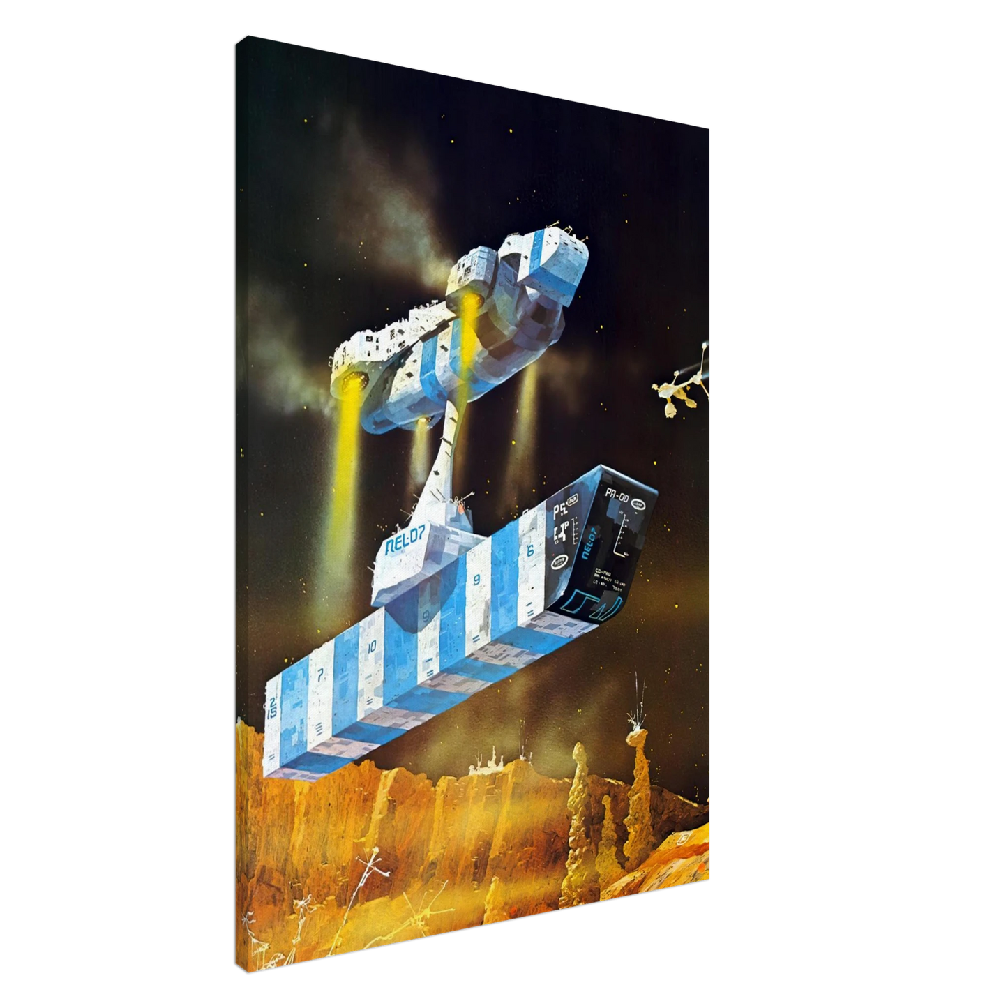 Chris Foss - Chris Foss Canvas - 20x30 cm / 8x12 inches-canvas