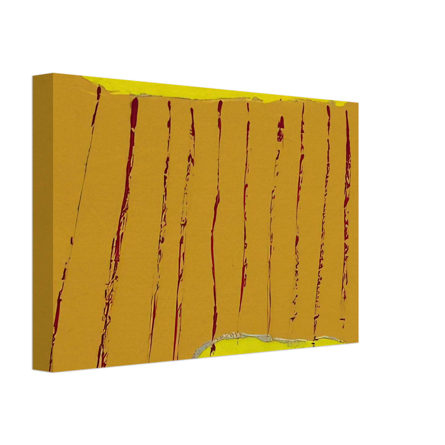 Forrest Bess - Red Rain - 1967 Canvas - 40x60 cm / 16x24 inches-canvas