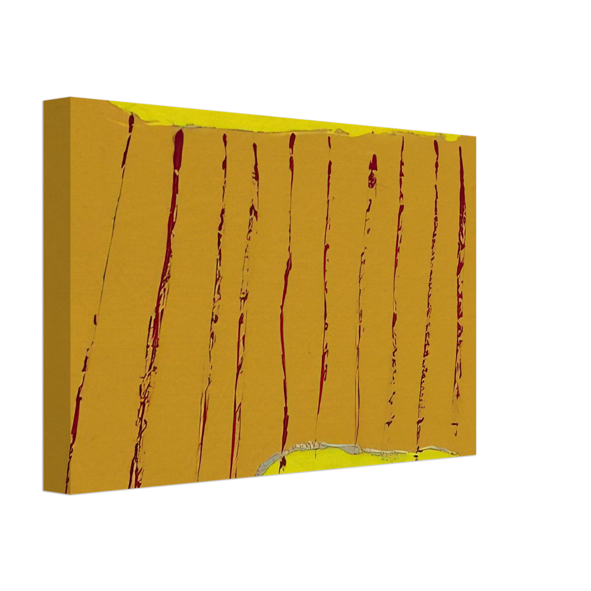 Forrest Bess - Red Rain - 1967 Canvas - 40x60 cm / 16x24 inches-canvas