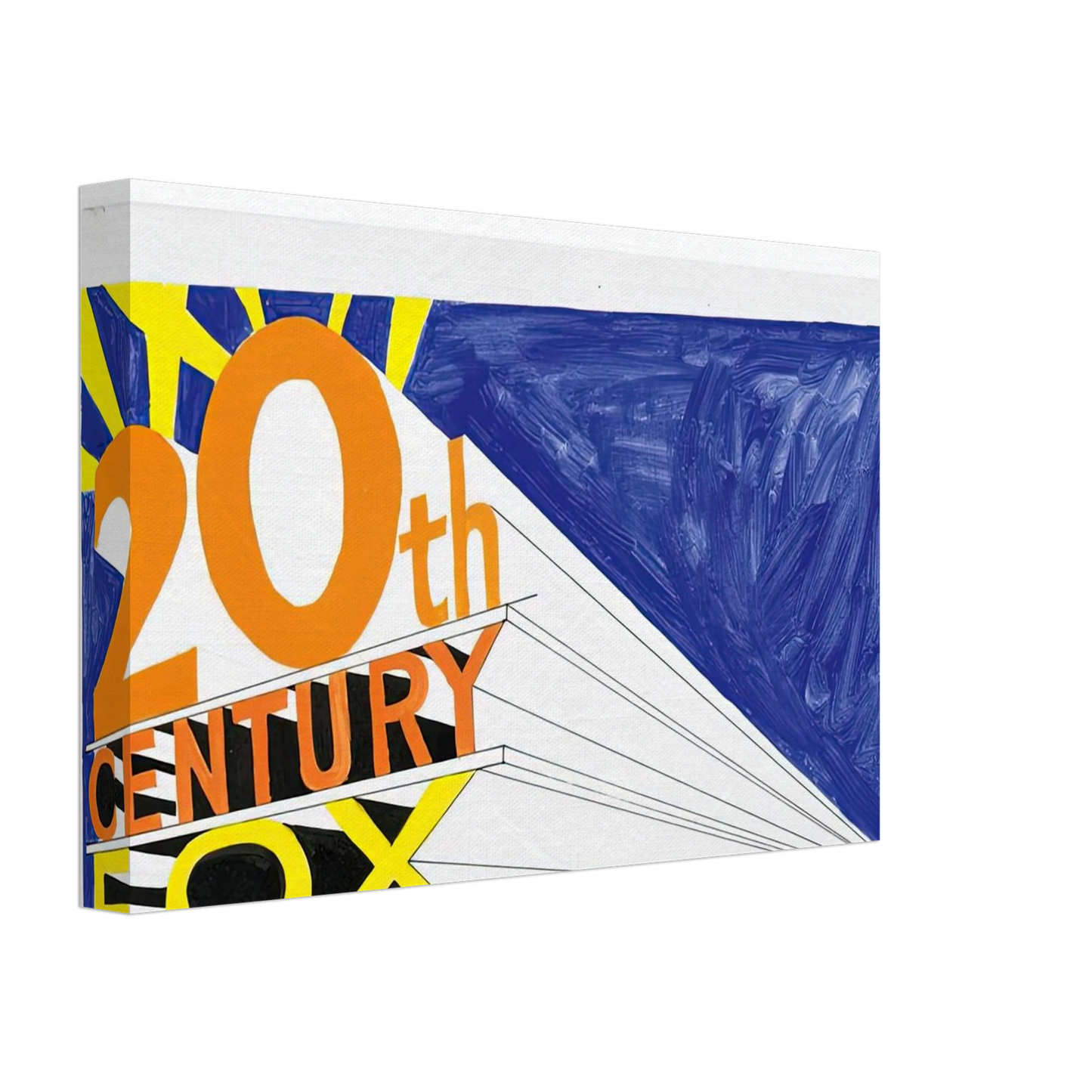 Edward Ruscha - TRADEMARK 5 1962 Canvas - 70x100 cm / 28x40 inches-canvas