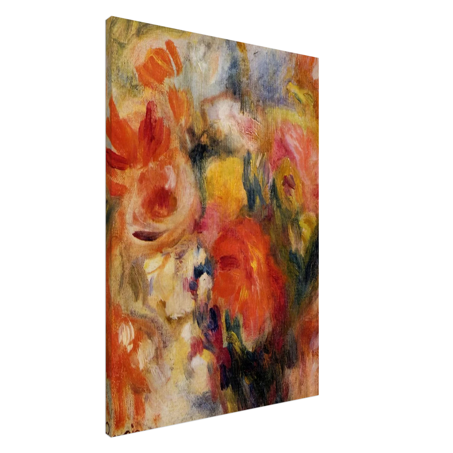 Pierre-Auguste Renoir - Flower Study Canvas - 20x30 cm / 8x12 inches-canvas