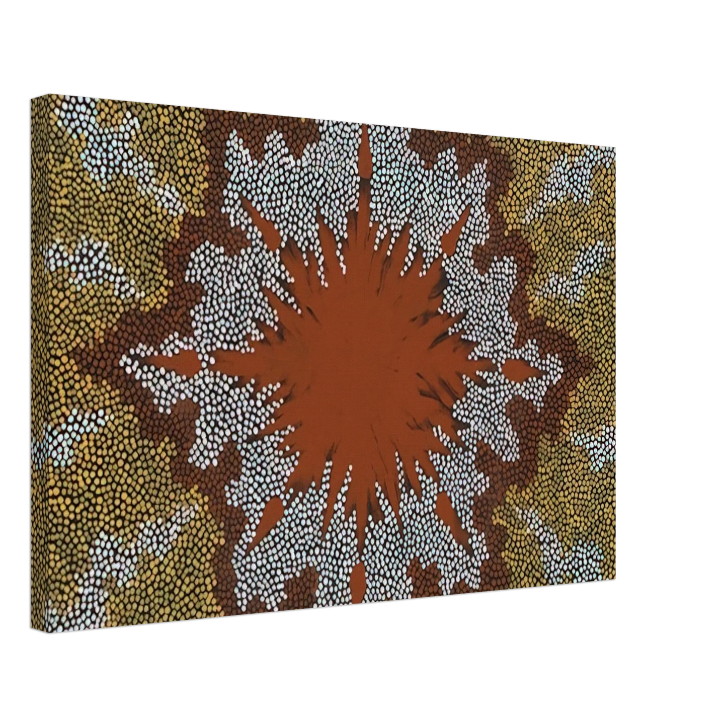 Clifford Possum Tjapaltjarri - Fire Dreaming - 1994 Canvas - 70x100 cm / 28x40 inches-canvas