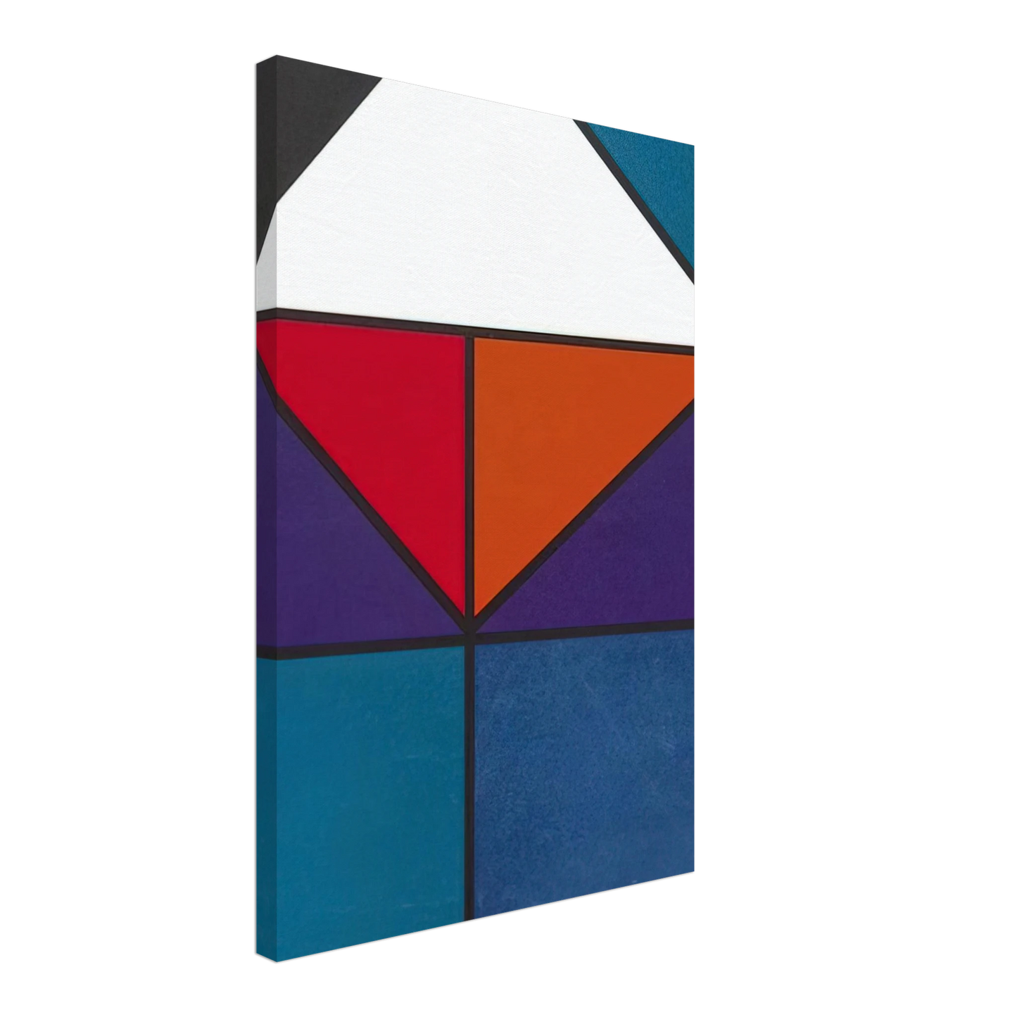 Johannes Itten - Plakat fur Ausstellung Baden-Baden - 1965 Canvas - 40x60 cm / 16x24 inches-canvas