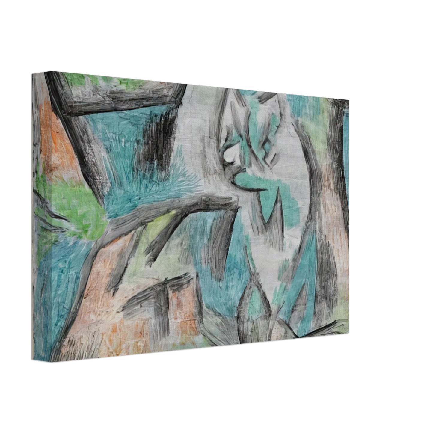 Paul Klee - A KIND OF CAT 1937 Canvas - 40x60 cm / 16x24 inches-canvas