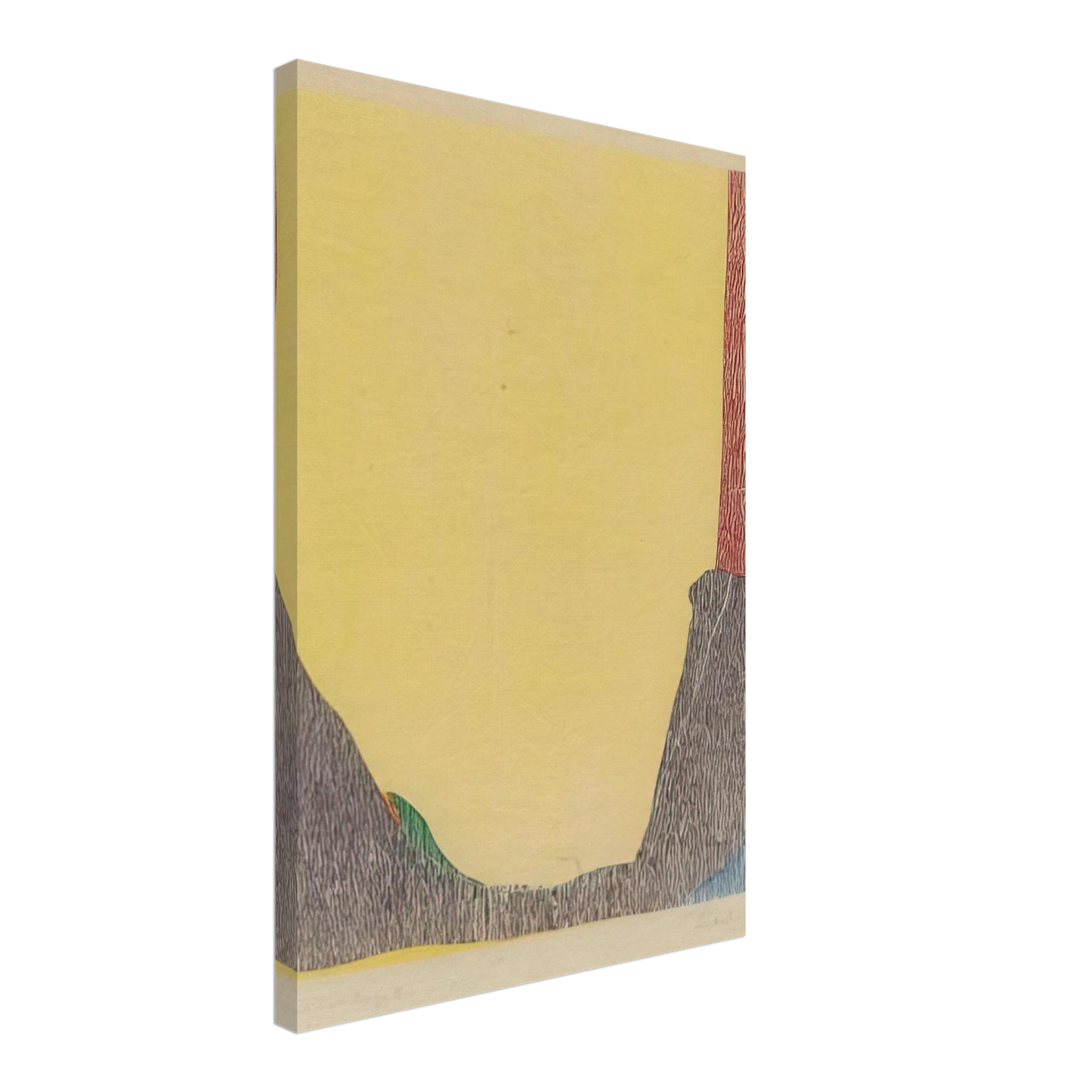 Helen Frankenthaler - East and Beyond - 1973 Canvas - 40x60 cm / 16x24 inches-canvas