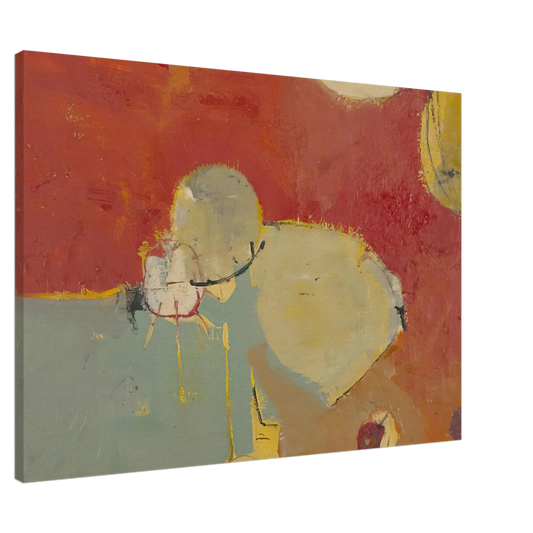 Richard Diebenkorn - Untitled #2 Sausalito Canvas - 20x30 cm / 8x12 inches-canvas