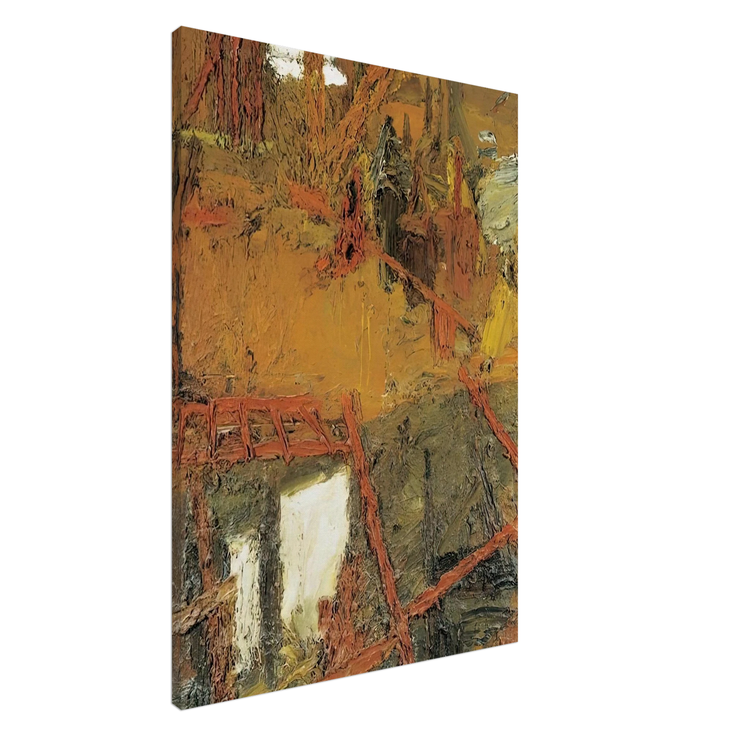 Frank Auerbach - EMPIRE CINEMA MODERN POSTCARD Canvas - 20x30 cm / 8x12 inches-canvas
