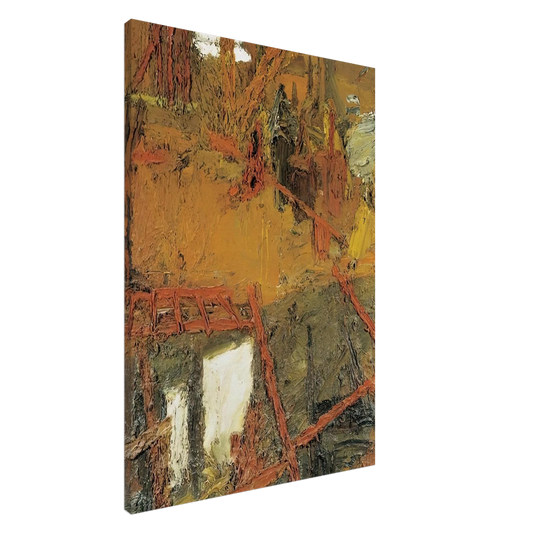 Frank Auerbach - EMPIRE CINEMA MODERN POSTCARD Canvas - 20x30 cm / 8x12 inches-canvas