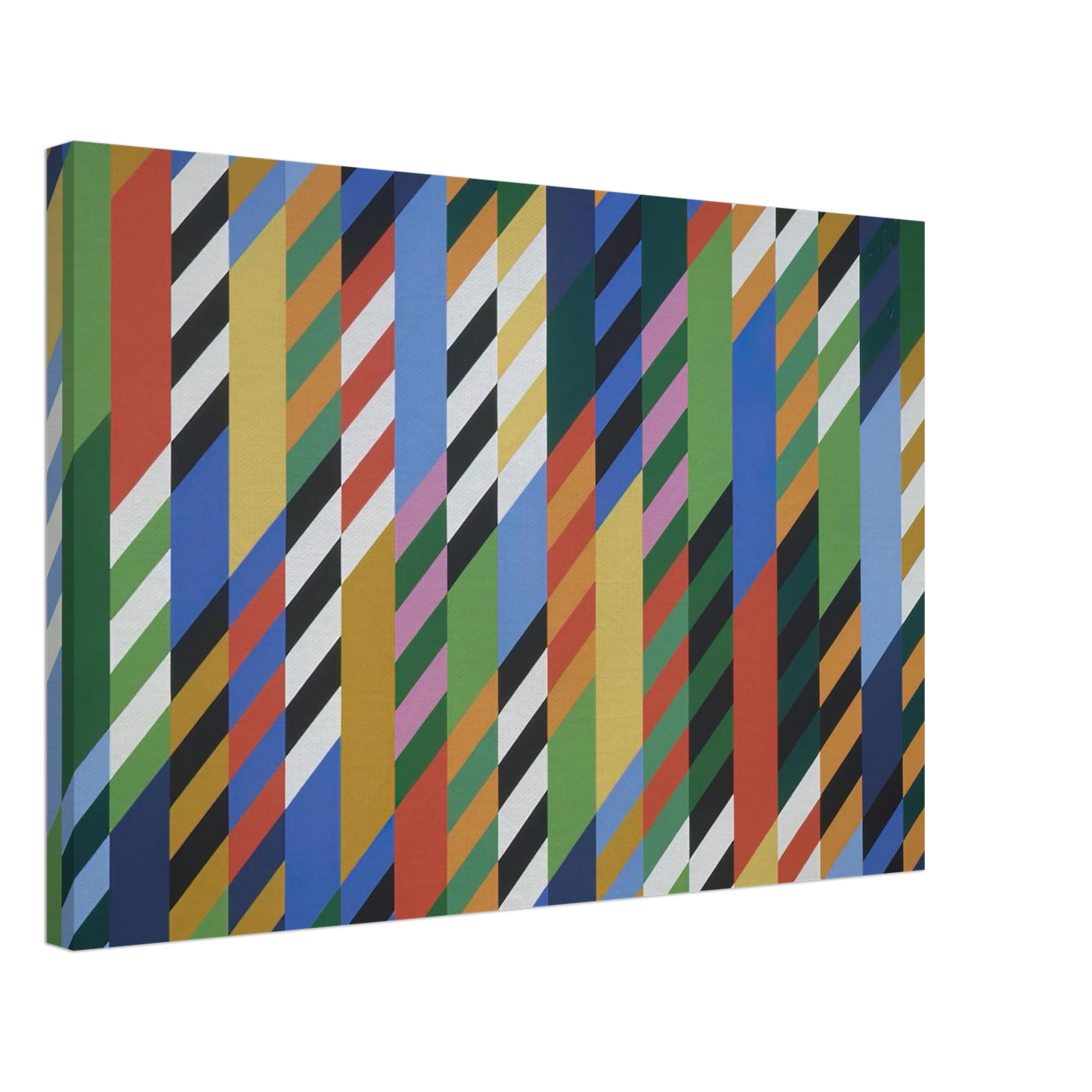 Bridget Riley - CONVERSATION 1992 Canvas - 70x100 cm / 28x40 inches-canvas