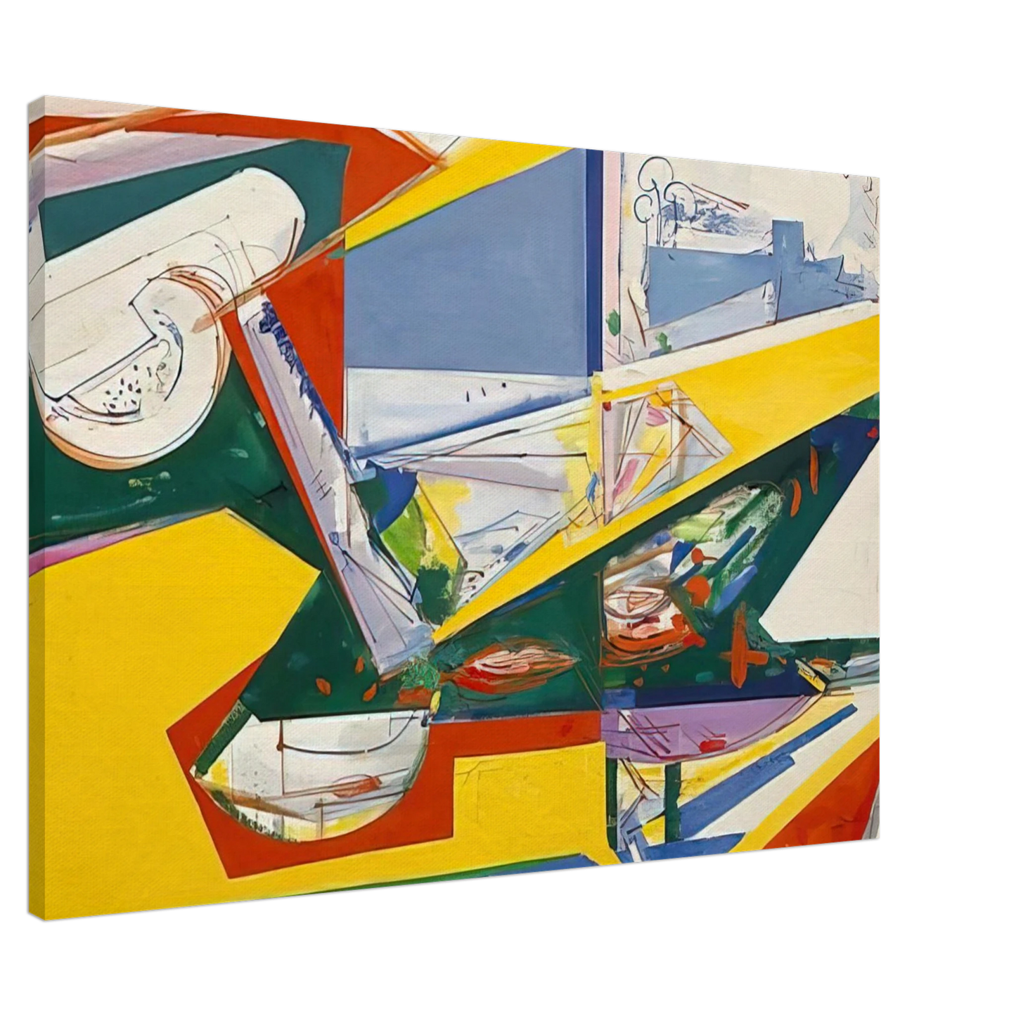 Hans Hofmann - The Window Canvas - 20x30 cm / 8x12 inches-canvas