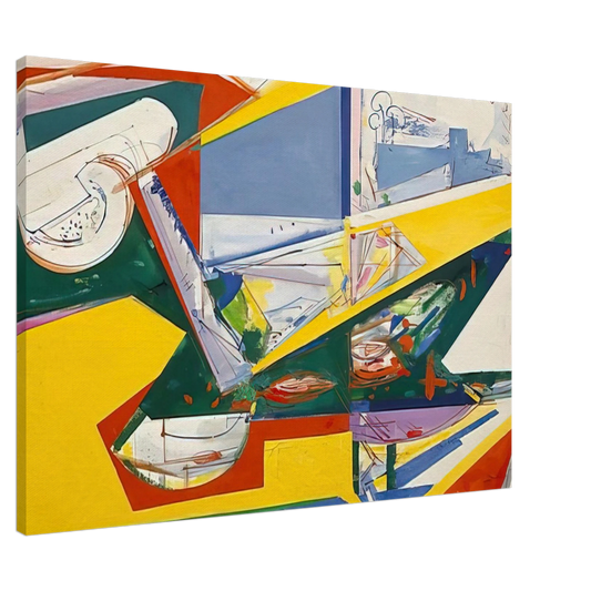 Hans Hofmann - The Window Canvas - 20x30 cm / 8x12 inches-canvas