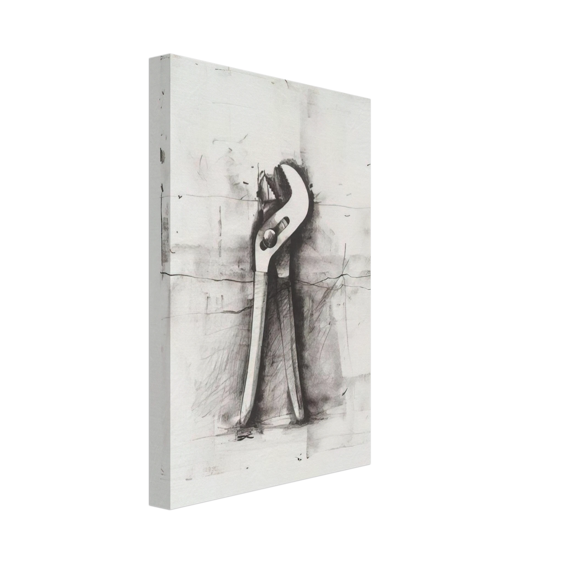 Jim Dine - UNTITLED FROM TEN WINTER TOOLS 1973 Canvas - 40x60 cm / 16x24 inches-canvas