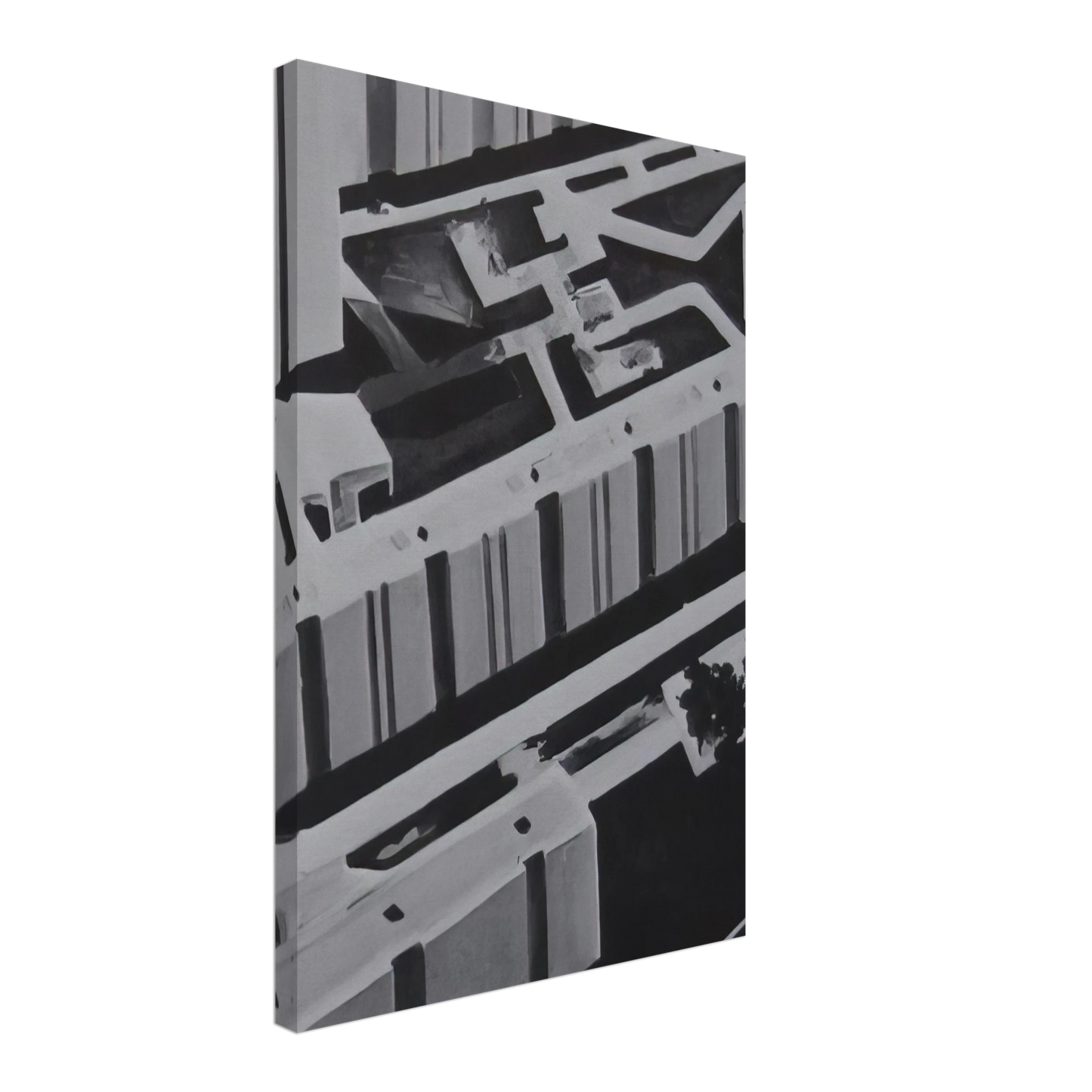 Gerhard Richter - TOWNSCAPE SL 1969 0 Canvas - 40x60 cm / 16x24 inches-canvas