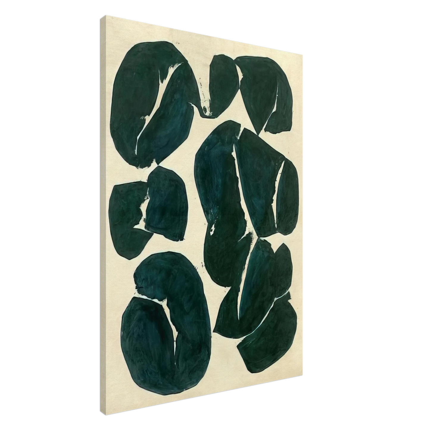 Simon Hantai - Meun - 1968 Canvas - 20x30 cm / 8x12 inches-canvas