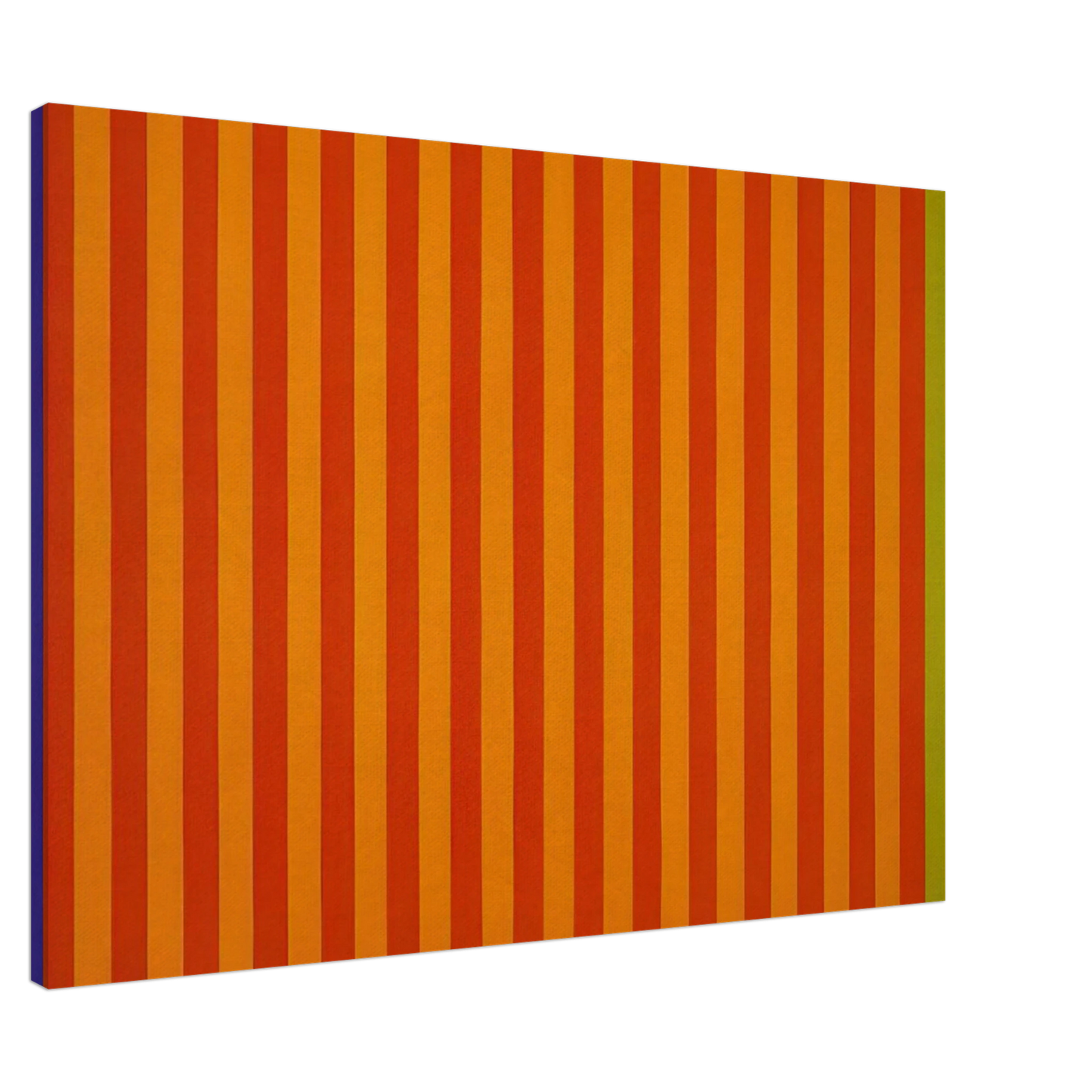 Gene Davis - EdgesSolar Beat - 1962 Canvas - 20x30 cm / 8x12 inches-canvas