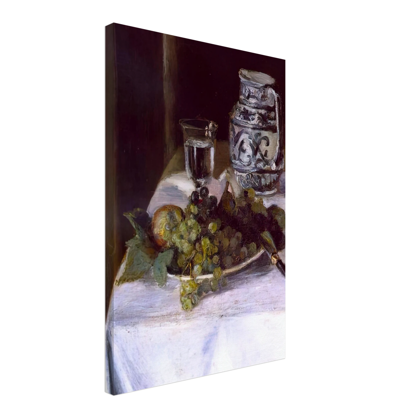 Henri Matisse - STILL LIFE WITH GRAPES 1896 Canvas - 70x100 cm / 28x40 inches-canvas