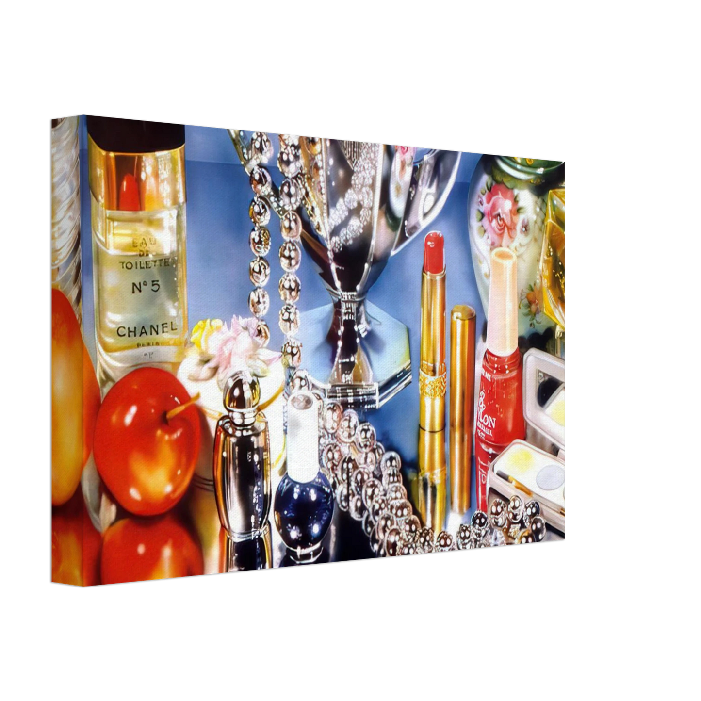 Audrey Flack - CHANEL 1974 Canvas - 70x100 cm / 28x40 inches-canvas