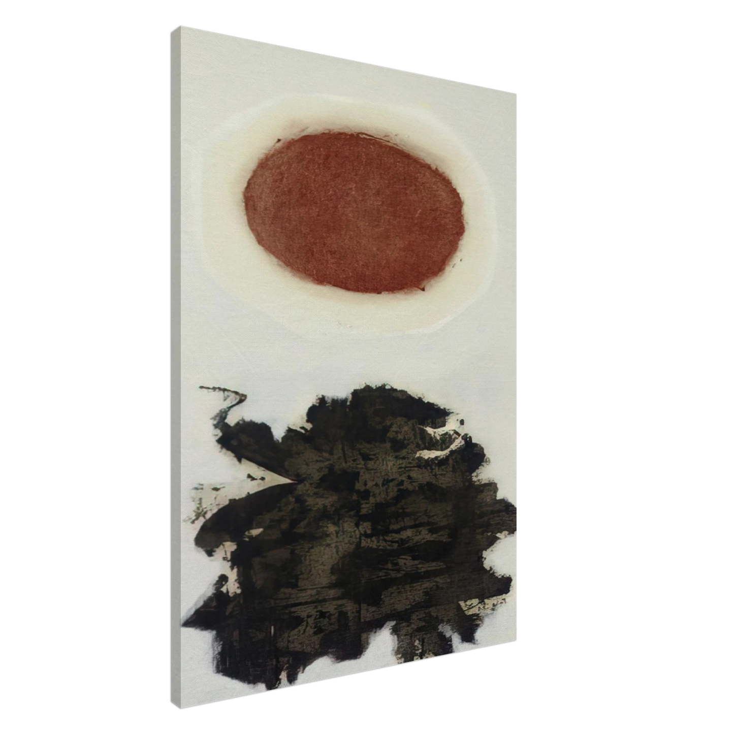 Adolph Gottlieb - Burst #3 - 1967 Canvas - 20x30 cm / 8x12 inches-canvas