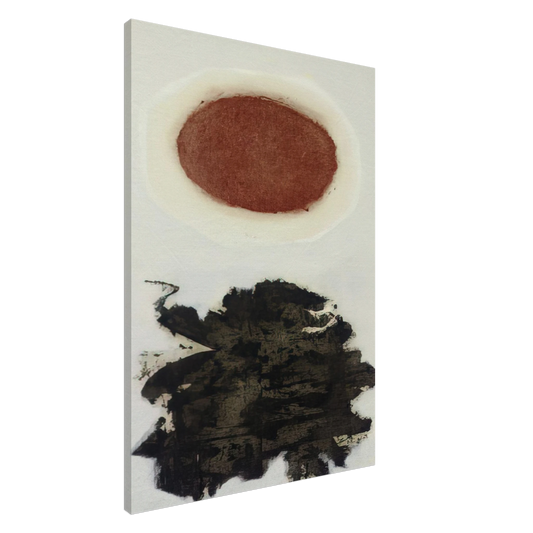 Adolph Gottlieb - Burst #3 - 1967 Canvas - 20x30 cm / 8x12 inches-canvas