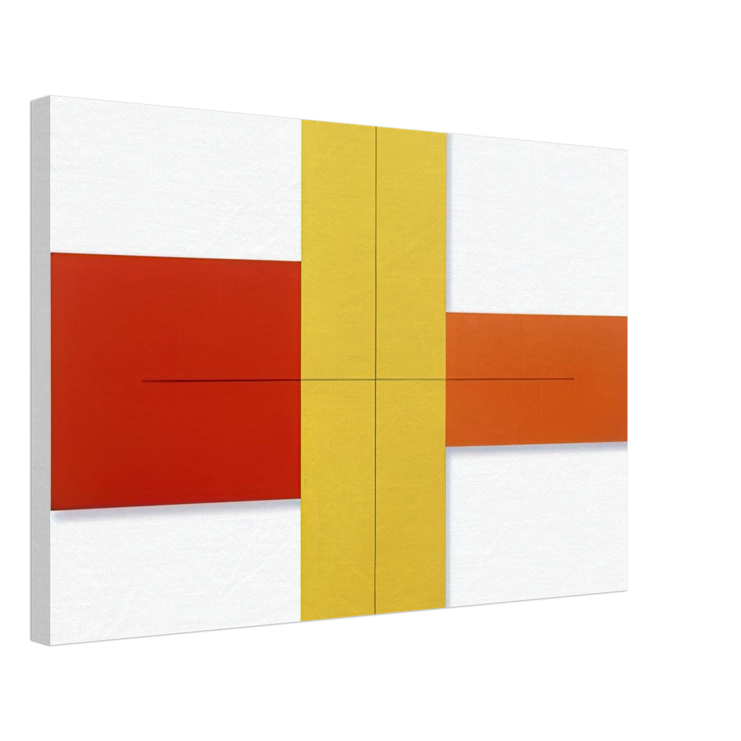 Robert Mangold - WITHIN RED YELLOW ORANGE 1981 Canvas - 40x60 cm / 16x24 inches-canvas