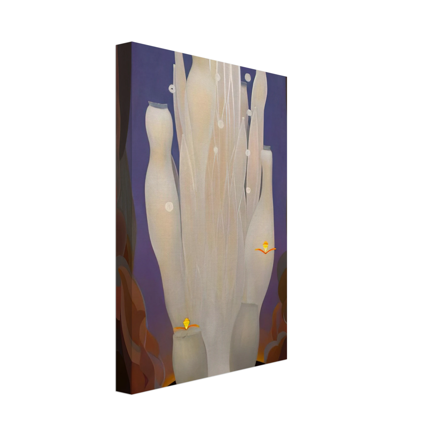 Agnes Lawrence Pelton - Fire Sounds - 1930 Canvas - 70x100 cm / 28x40 inches-canvas