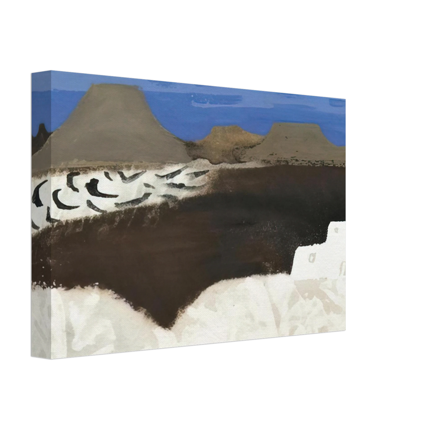 Mary Fedden - Lanzarote - 1977 Canvas - 40x60 cm / 16x24 inches-canvas