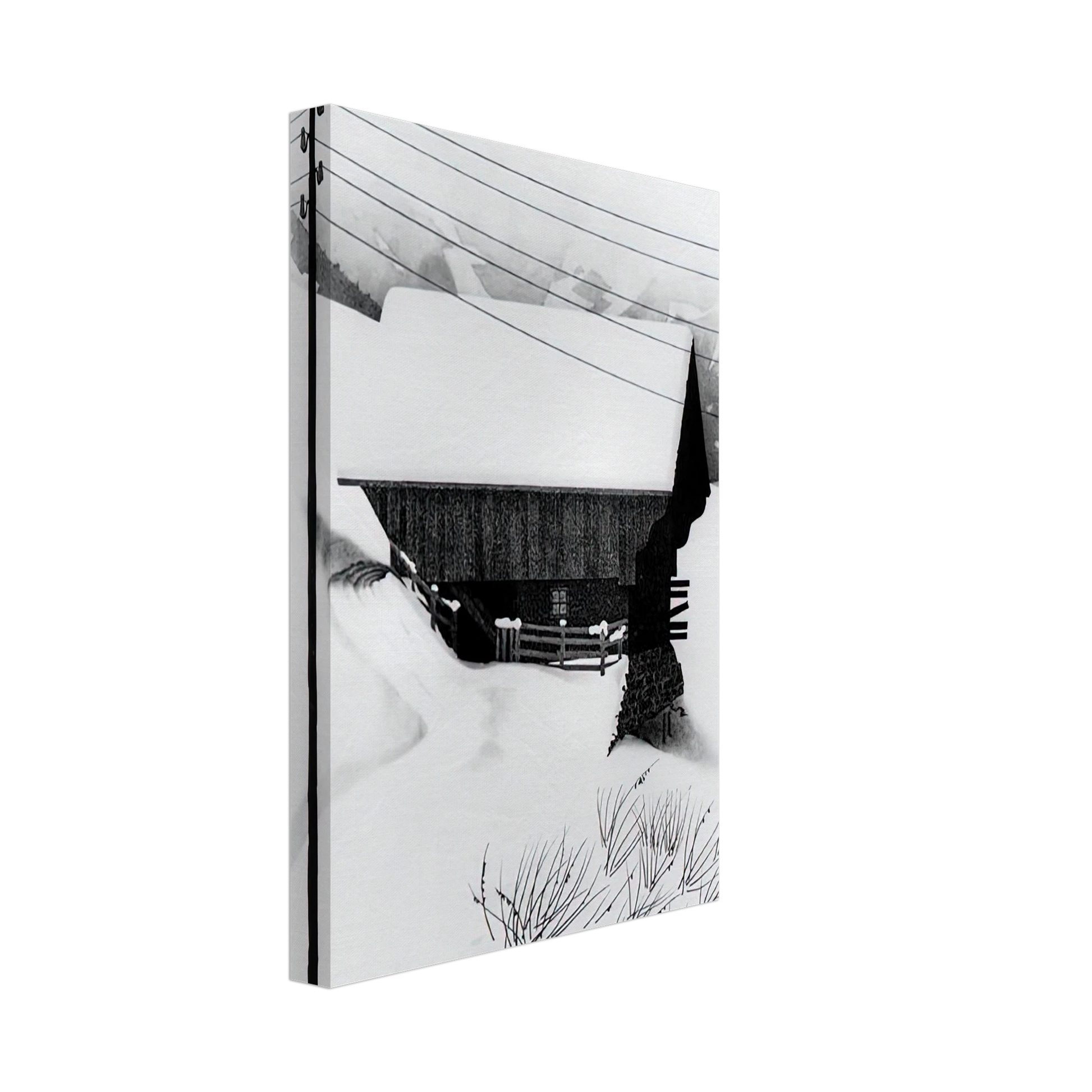 MC Escher - SNOW Canvas - 40x60 cm / 16x24 inches-canvas