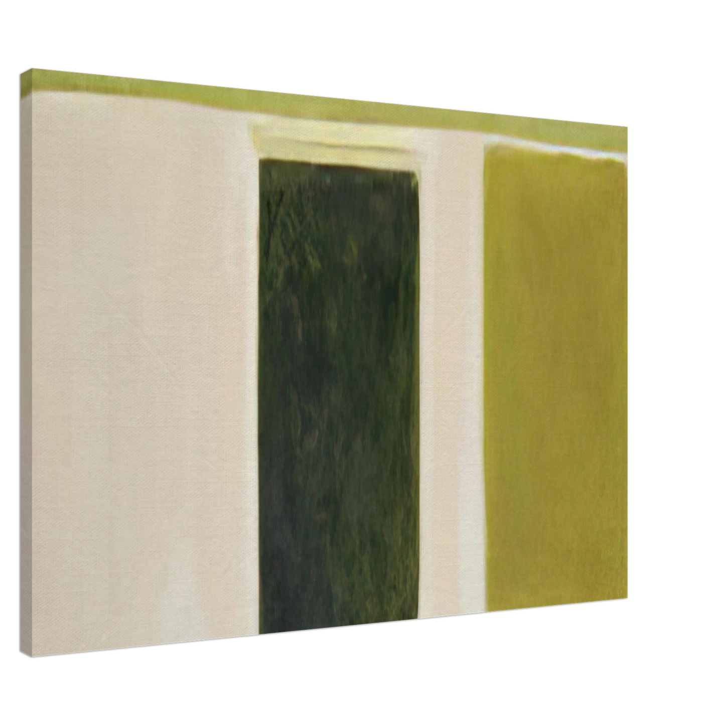 Theodoros Stamos - Double Green Sun-Box - 1967 Canvas - 20x30 cm / 8x12 inches-canvas